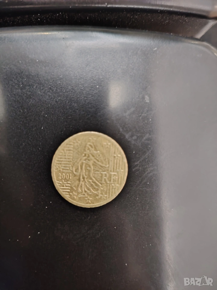 50 евроцента Франция 2001 година, снимка 1