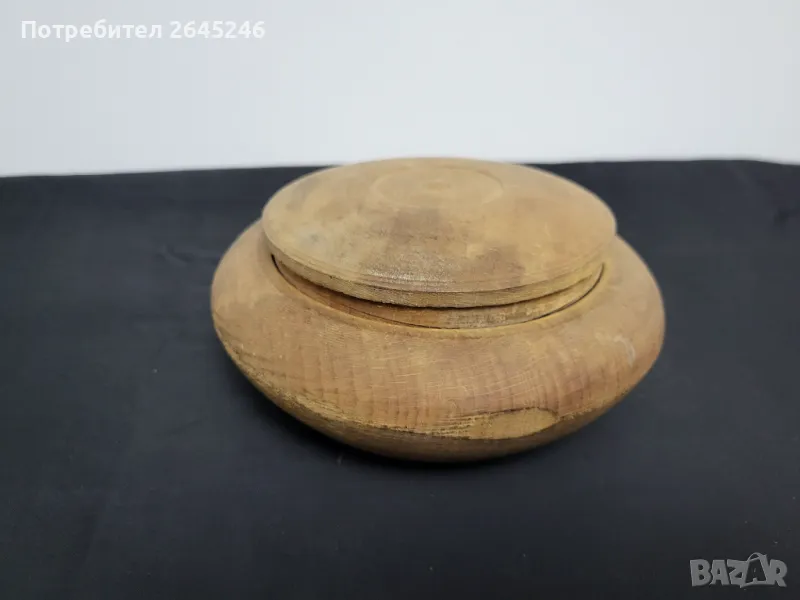 Стара дървена солница , снимка 1