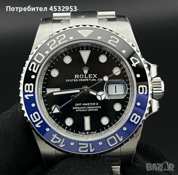 GMT-Master II 126710 “Batman” | 40mm | Clean V3 | DD3285, снимка 1