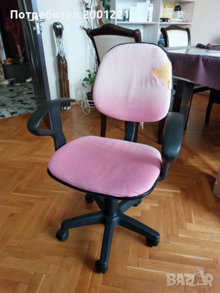 Юношески стол розов, снимка 1