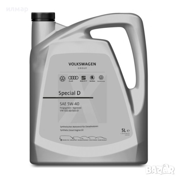5W-40  Оригинално масло VOLKSWAGEN GROUP - 5л, снимка 1