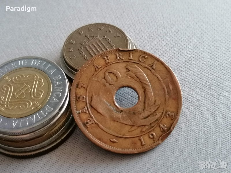 Монета - Източна Африка - 10 цента | 1943г., снимка 1