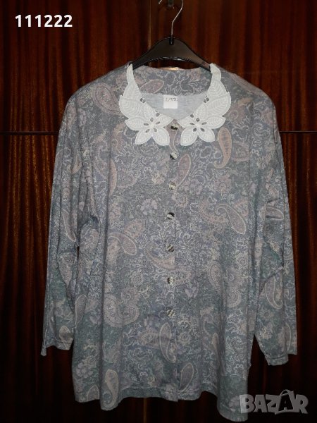 красиви дамски блузи с къс и дълъг ръкав: летни и пролетно-есенни  и бяла якичка - рязяна бродерия , снимка 1