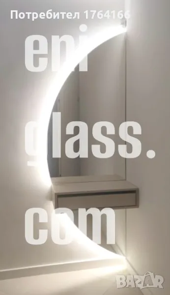 Огледала по форма с LED осветление от Ени Глас, снимка 1