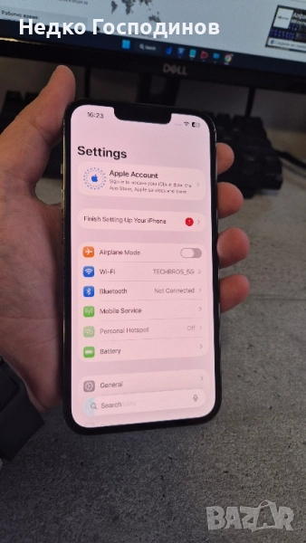 iPhone 13 Pro 128GB Graphite 100% БАТЕРИЯ!, снимка 1