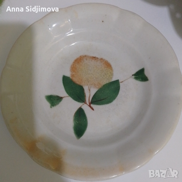 Стар български порцелан Бонония чинии, снимка 1