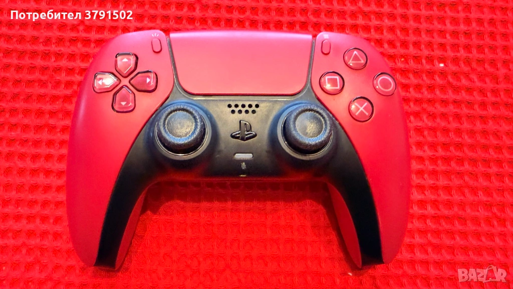 джойстик за  PS5  червен , снимка 1