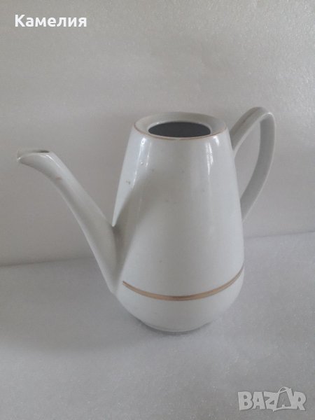 Български порцеланов чайник, снимка 1