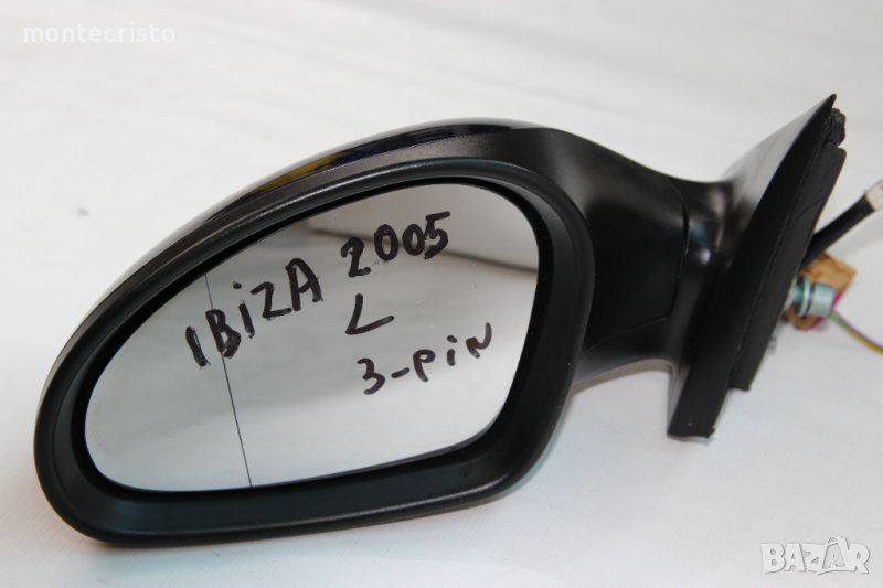 Ляво електрическо огледало Seat Ibiza III (2002-2008г.) Сеат Ибиза / 3 пина, снимка 1