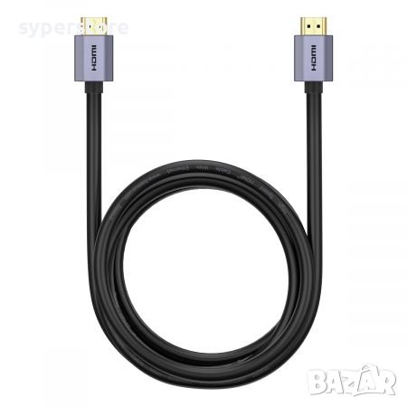 Кабел HDMI - HDMI 3м Ver:2.0 4K 60Hz Baseus WKGQ020301 High Definition Черен Cable HDMI M - HDMI M, снимка 1