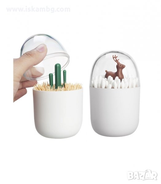 КРАСИВА КУТИЙКА ЗА СЪХРАНЕНИЕ НА КЛЕЧКИ ЗА ЗЪБИ ИЛИ КЛЕЧКИ ЗА УШИ - код 2538, снимка 1