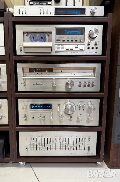 🔊Топ ретро аудио сет - система PIONEER SA-7800, TX-7800, CT-F850, SG-9500, DT-500- синя серия🔊, снимка 1