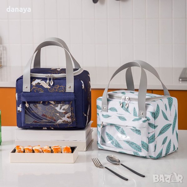 2798 Термо чанта за храна с ципове лъжички, снимка 1