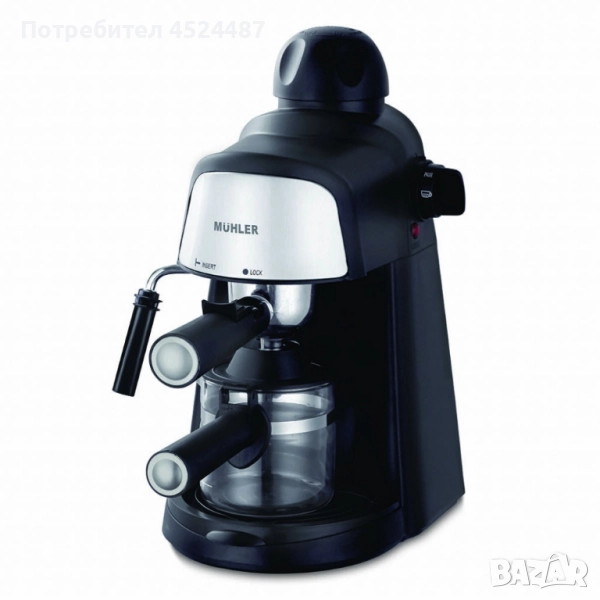 Еспресо машина MUHLER, 3.5 бара 2 в 1, снимка 1