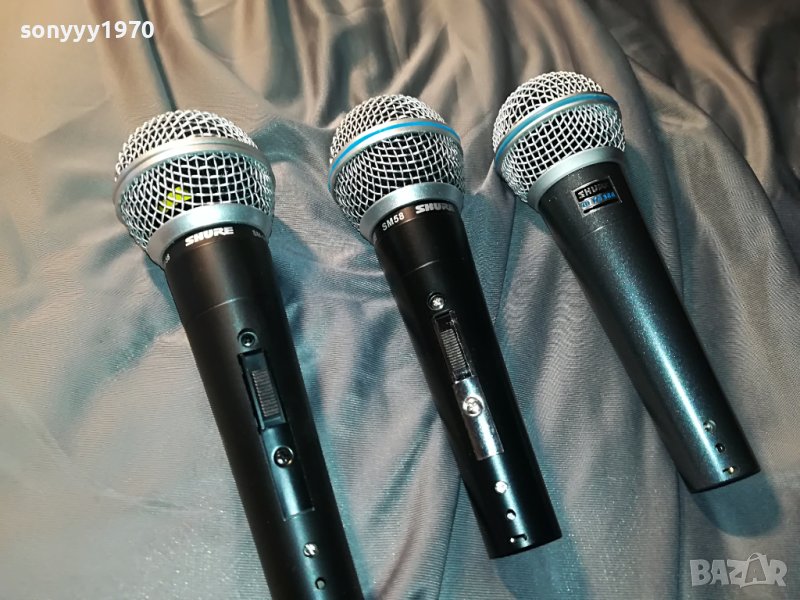 shure profi microphone-жичен микрофон 175лв за 1бр 2304230846, снимка 1