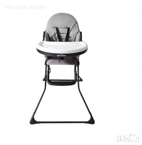 Детско столче Mercado Trade, За хранене, Сгъваем, Сив, снимка 1