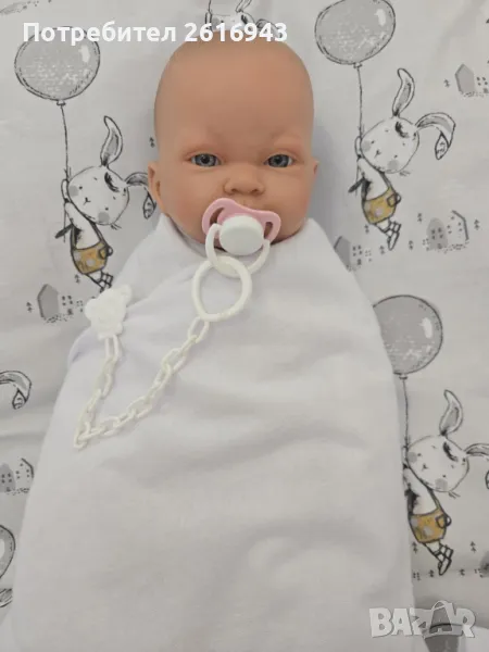 Бебешки бархетни пелени за новородено  100 % памук, снимка 1