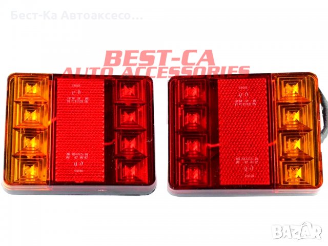 Комплект! диодни стопове за подходящи за ремаркета, бусове, платформи led 12v24v, снимка 2 - Аксесоари и консумативи - 33842481