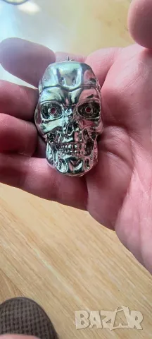 Хромирана глава Terminator exoskeleton ключодържател,нов, снимка 2 - Колекции - 50378692