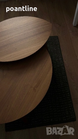 IKEA премиум колекция STOCKHOLM Комплект масички 2 бр. ИКЕА, снимка 2 - Маси - 53281501