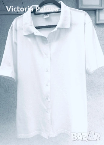 Качествена бяла риза с яка – модерна алтернатива на тениска, Германия, снимка 2 - Ризи - 54010352