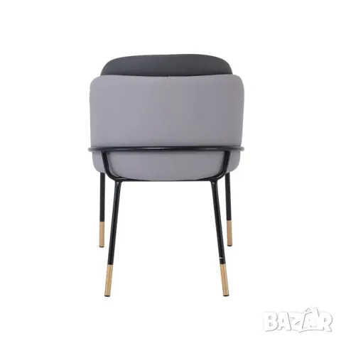 Трапезен стол Select тъмно сив, снимка 2 - Столове - 47653391