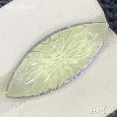 Аметист Празеолит фензи шлифовка 