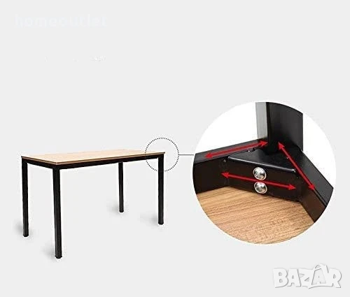 ПРЕОЦЕНЕНА Маса за компютър с размери – 120 х 60 х 75 см D031-AC3BB-120-UK, снимка 2 - Маси - 50625984