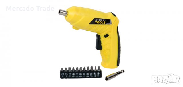 Електрическа отвертка с LED светлина и чупещо рамо 