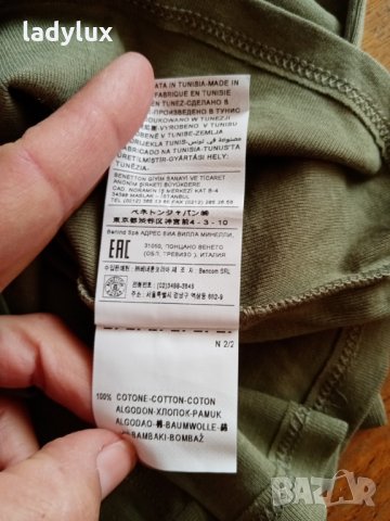 United Colors of Benetton, 100% Памук, Размер ХS. Код 1166, снимка 5 - Блузи с дълъг ръкав и пуловери - 30613242