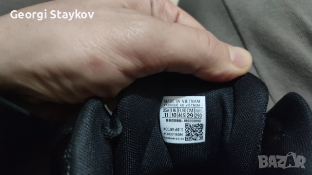 Обувки  Reebok черни номер 44.5, снимка 3 - Маратонки - 52930405