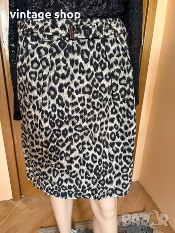 Пола Weekend Max Mara, леопардов принт, размер M, малко L, снимка 5 - Поли - 56551577