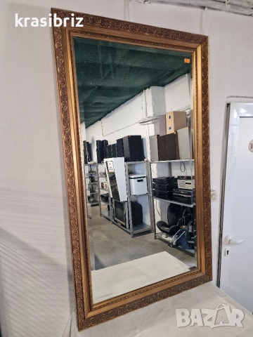 Винтидж Огледало с Позлатена Рамка--внос от Германия!