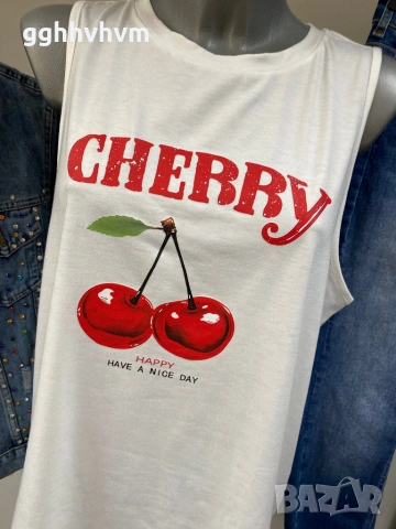 Порник с черешки, снимка 3 - Тениски - 54343053