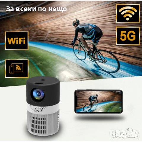 Y4 600 лумена мини преносим проектор  БЕЗ WIFI, снимка 5 - IP камери - 44264398