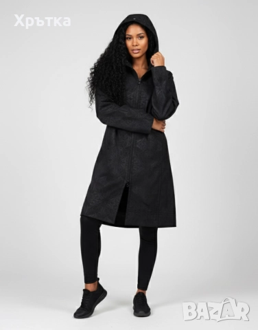 Lululemon Apres Yoga - Оригинално дамско софтшел яке размер 4 / XS, снимка 3 - Якета - 51608376