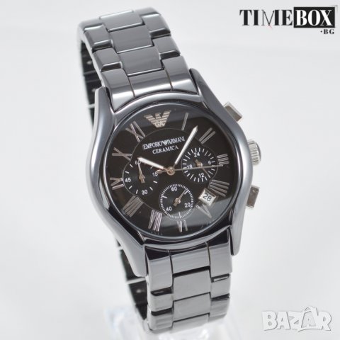 EMPORIO ARMANI Ceramica Chronograph AR1400. Нов мъжки часовник, снимка 3 - Мъжки - 31544321