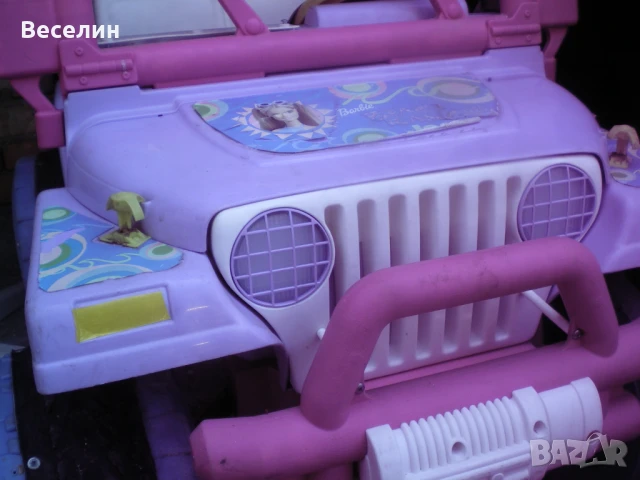 Американски детски акумулаторен джип за момиченца ''Барби'', снимка 8 - Детски велосипеди, триколки и коли - 50695261