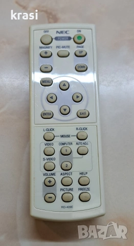 Дистанционно за видео проектор NEC