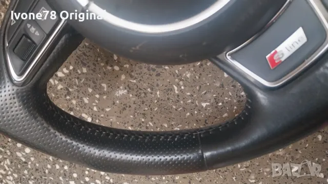 ПРОМОЦИЯ Трилъчев волан от естествена кожа за AUDI S LINE, снимка 7 - Аксесоари и консумативи - 49519426