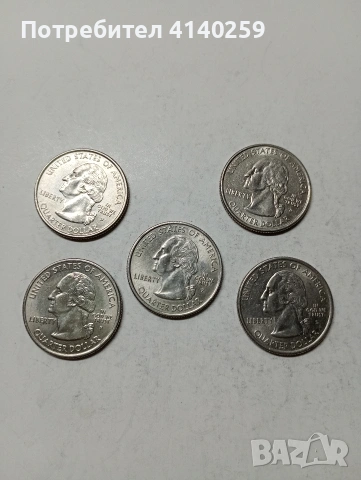 САЩ МОНЕТИ ЛОТ 1/4 КУОРТЪР ДОЛАР 2006 Г , снимка 2 - Нумизматика и бонистика - 53332624