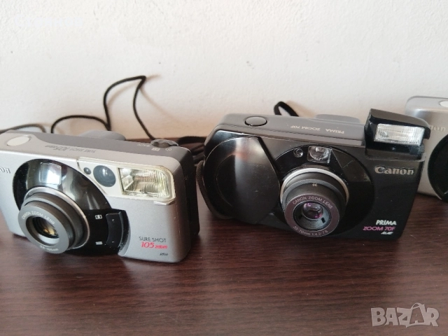 Камери 35mm Canon PRIMA, SNAPPY S, SURE SHOT, PRIMA SYPER Japan, снимка 2 - Фотоапарати - 50035989