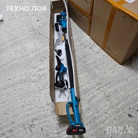 Акумулаторна резачка за дърва и клони с 2 литиевойонни батерии-48v с и 2 вериги

, снимка 6 - Други инструменти - 35953365