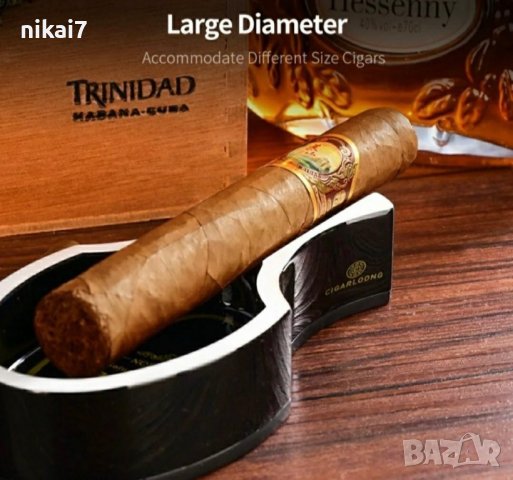 пепелник за пури Creative голям диаметър преносим държач CIGARLOONG, снимка 4 - Други - 37613194