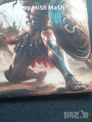 Нова картина платно на дървена рамка със Спартански войн, снимка 4 - Картини - 48464020