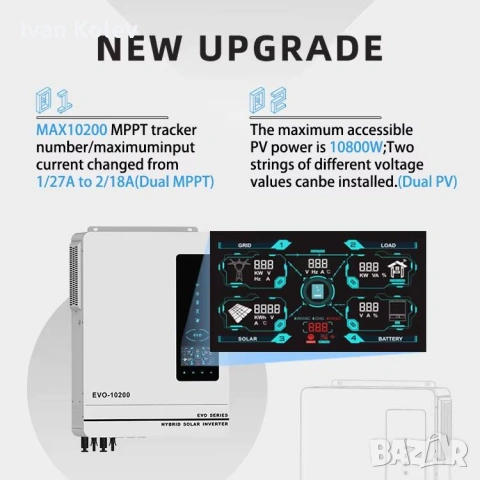 Anern - Инвертори за фотоволтаични системи 6.2kW - 10.2kW, снимка 14 - Друга електроника - 54108855