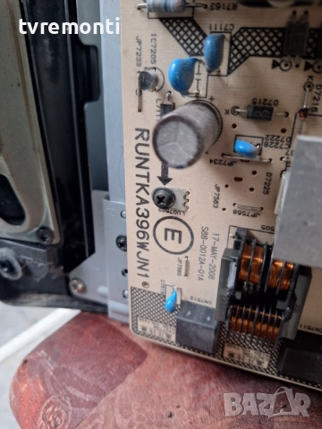 PSU RUNTKA396WJN1 за 32-инчов телевизор SHARP Модел LC-32D44E-BK , с дисплей LC32D44EGY, снимка 2 - Части и Платки - 52374116