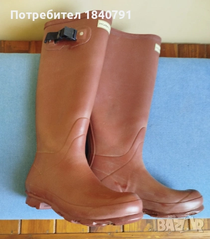 HUNTER гумени ботуши –  дамски, до коляното, № 40-41, снимка 9 - Дамски ботуши - 53946488