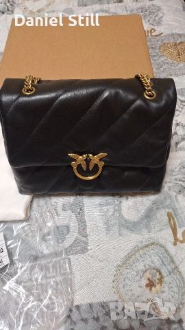 Дамска оригинална чанта Pinko Love Puff Maxi, снимка 4 - Чанти - 53128302