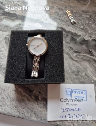 Calvin Klein ръчен часовник оригинал, снимка 2 - Дамски - 50679608